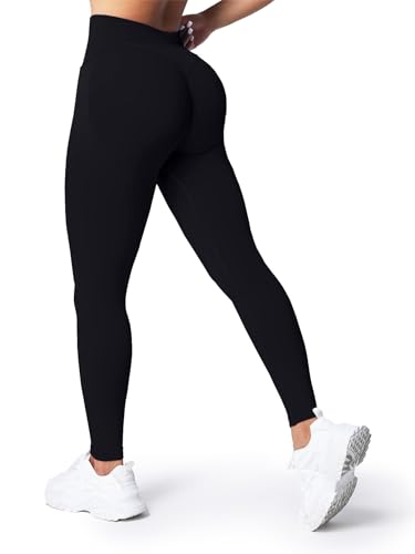 Nlieanuc Seamless Sport Leggings Damen - Booty Scrunch Gym Sporthose Mittelhohe Po Push Up Shape Leggins Nlieanuc Seamless Sport Leggings Damen - Booty Scrunch Gym Sporthose Mittelhohe Po Push Up Shape Leggins