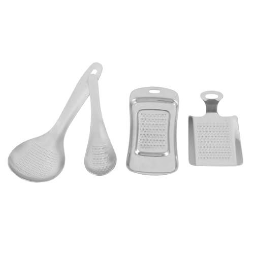 PHENOFICE 4piezas De Jengibre Rallador Para Cocina Unidades Herramienta Para Rallar Jengibre y Para Puré De Verduras y Frutas Uso Cocina