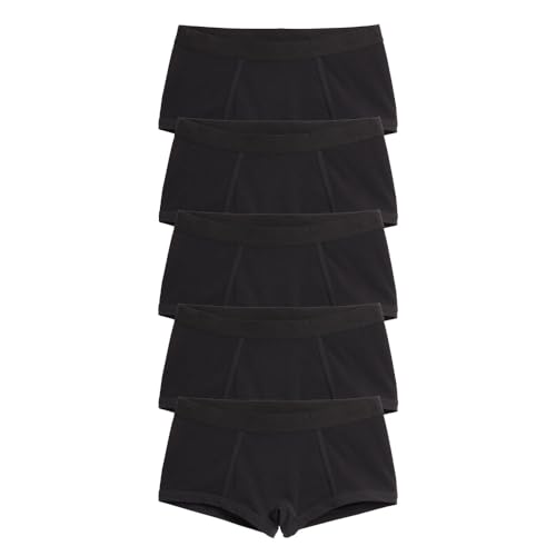 TomboyX Boy Short Underwear For Women, Cotton Stretch Comfortable Boxer Briefs Panties, (3XS-6X)