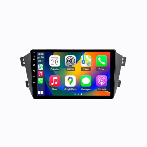 Autoradio para Geely Emgrand X7 GX7 EX7 2012 2014 Android 15 9 Pulgadas Car Navegación con BT GPS WiFi FM Carpaly Backup Camera Cooling Fan para, 8 Core 6G+128G