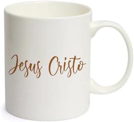 Caneca Porcelana Branca Nome Jesus Cristo