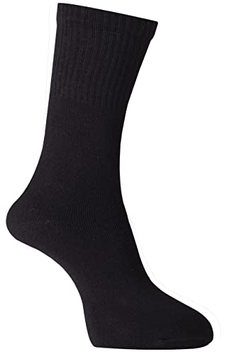 Image of RC. ROYAL CLASS Men's Calf Length Cotton Terry Towel Cushion Solid-Plain Socks (Pack of 3 Pairs)