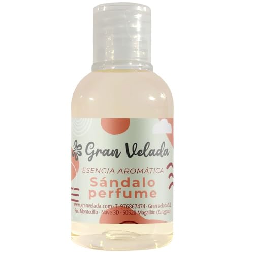 Esencia de Sándalo Perfume en Uno para Crear Perfumes, Ambientadores y Cosméticos Caseros | Aromatizante Suave y Amaderado | Uso Profesional