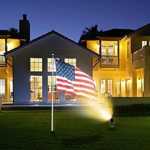 Miniatura 4 de kooplicht Luces LED de color blanco cálido para exteriores, focos de paisaje de 3000 K, luces de jardín impermeables IP65 de 12 W, iluminación COB