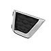 Fog Light Cover Frame Trim Compatible for Jeep Renegade 2019 2020 2021 2022 2023 Auto grille Bezel Cover 6VQ41TZZAA 6VP53LXHAA(Silver)