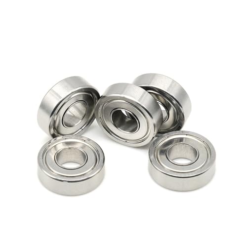 Roulement à billes miniatures S627ZZ en acier inoxydable anti rouille 7 x 22 x 7 mm lot de 5