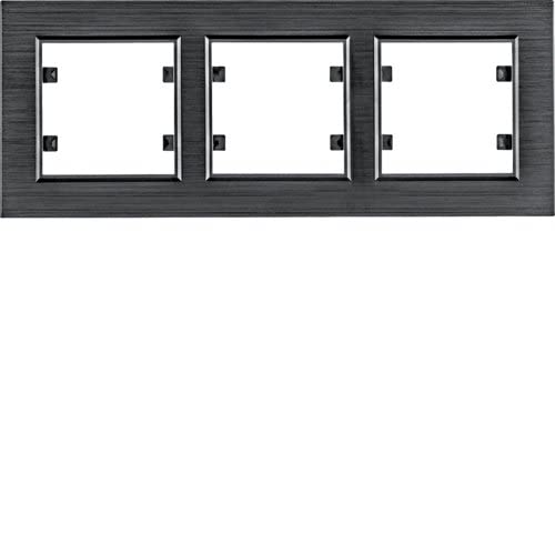 Lumina Passion WL9233 8694407002396 Frame Triple Horizontal Aluminium Black