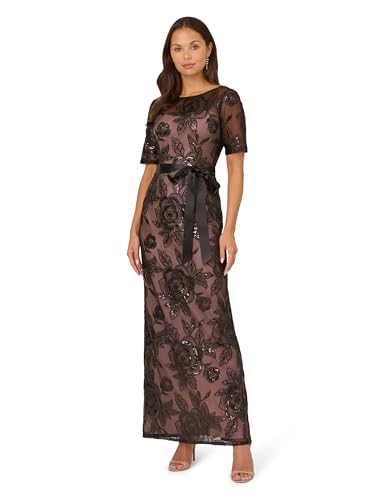 Adrianna Papell Women's Sequin Lace Mermaid Dress