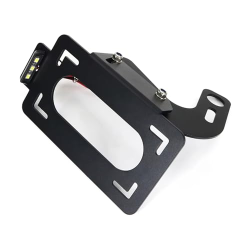 Support plaque d'immatriculation pour personnaliser l'arrière d'un Bobber Triumph