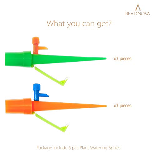 BEADNOVA-Plant-Self-Watering-Spikes-Automatic-Irrigation-Equipment-Adjustable-Self-Watering-Spikes-for-Plants-with-Slow-Release-Control-Valve-Orange-Green-6pcs BEADNOVA-Plant-Self-Watering-Spikes-Automatic-Irrigation-Equipment-Adjustable-Self-Watering-Spikes-for-Plants-with-Slow-Release-Control-Valve-Orange-Green-6pcs