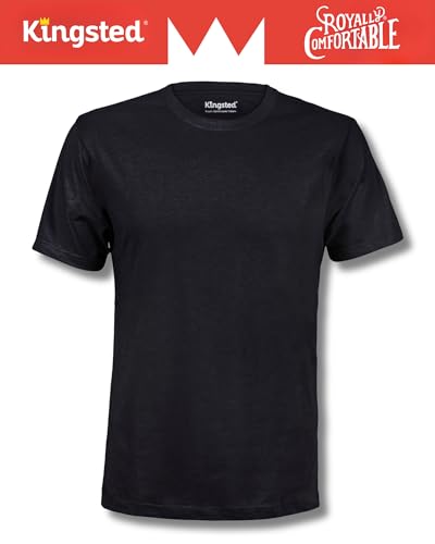 Image of Kingsted T-Shirts for Men Pack - Royally Comfortable - Super Soft Premium Fabric - Well-Crafted Classic Tee