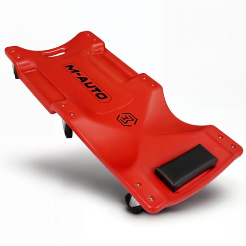 M-AUTO Mechanic Roller Creeper with Padded Headrest, 40