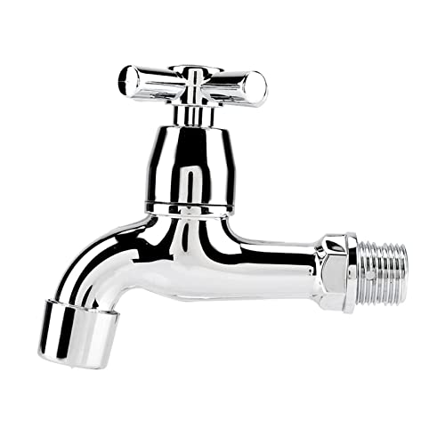Water Faucet,Plastic Washing Machine Faucet Sink Basin Water Tap With Single Spout And Handle For Kitchen, Laundry(Cross) #TOP1