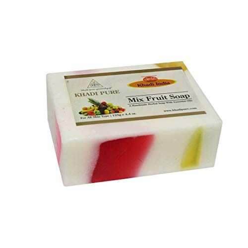 Image of Khadi Pure Gramodyog Herbal Mix Fruit Soap - 125G