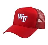 Wake Forest Cougars Trucker Hat with Adjustable Mesh Back, Red
