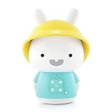 alilo Bunny Audio Player Musical Toys with Bluetooth, Toddler Light Up Toys with Teether, White...