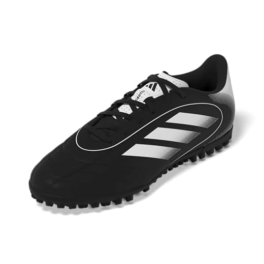 adidas Unisex-Adult Goletto IX Turf Soccer, Black/White/Black, 8
