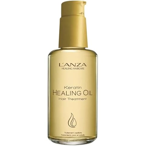L'ANZA Keratin Healing Oil Hair Treatment, Hair Oil Revives & Nourishes Dry Damaged Hair & Scalp, Sulfate Free with Phyto IV Complex, Cruelty Free Volumizing Hair Care with UV Protection (1.7 Fl Oz) Cover
