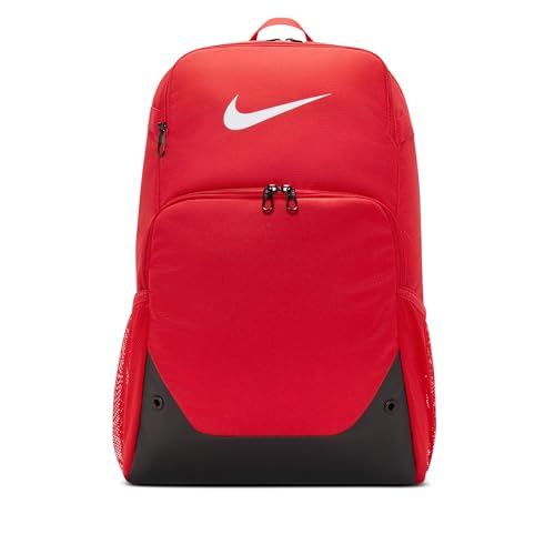 Nike Brasilia Backpack (X-Large), University Red/Black/White, MISC
