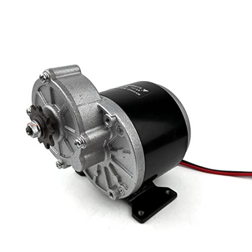 L-faster 24V36V350W Unite Motor Brushed Scooter Bike Bicycle Motor Bike Engine DC Gear decelerating Motor (24V350W)