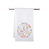 MNIGIU Kentucky Travel Gift Kentucky Kitchen Towel Kentucky Kitchen Decor for Housewarming Kentucky Souvenir Gift (Kentucky Towel)