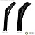 Ekena Millwork BKTM02X10X12TGL-CASE-2 Galveston, 2"W x 10"D x 12"H (Triple Center Brace), Powder Coated Black, 2 Count
