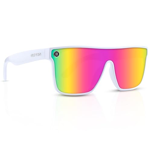 NEVEN Legend TR90 Polarized Shield Sunglasses for Men & Women - Large/XL Fit Sport Sunglasses for Active Lifestyles