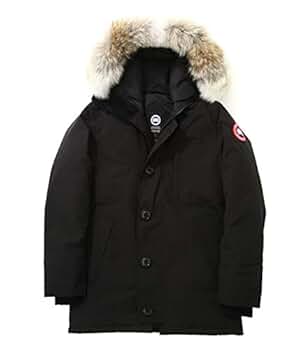 美品　 カナダグース ダウンコート　ブラック　JASPER ダブルジップ　ロゴ Amazon | [カナダグース] JASPER PARKA ブラック XXL | コート
