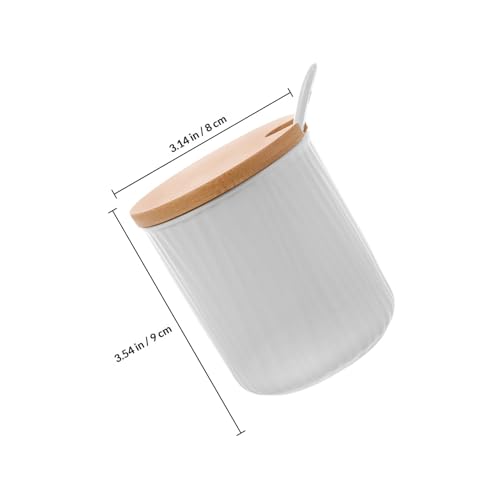 Tarro de cerámica para condimentos con diseño elegante de 300ml para encimera 3
