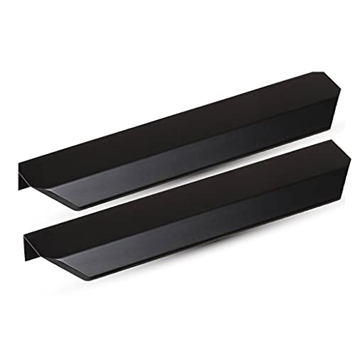 Tiradores para cajones y muebles, 2 unidades, color negro (20 cm) Cover