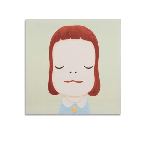 奈良美智 ポスター ホーム装飾 アートパネル プリント キャンバス 壁アート 現代壁掛け 絵画 版画 芸術作品 インテリア20x20inch(50x50cm)