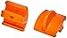 Original Fiskars Cuchillas de repuesto para máquinas de corte de papel, 2 unidades, para corte recto, High Profile TripleTrack Titanium, Naranja, 1004677