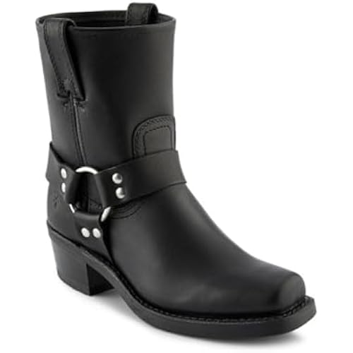 Frye Harness 8R Mid Calf Boots for Women, Womens Welt Boot, Genuine Leather