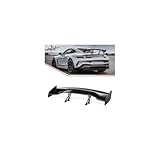 BINB ROAD 57' Car Rear GT Wing Spoiler, ABS & Aluminum Alloy Universal Rear Spoiler with Adjustable Bracket, Black