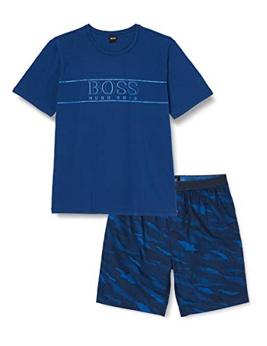 Preisvergleich Produktbild BOSS Herren Urban Short Set Pyjamaset, Medium Blue425, S
