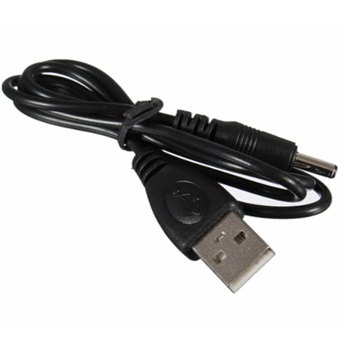 Image of 5A USB Charger Cable with 3.5mm Male DC Plug for Rechargeable Toys, RC Cars, LED Lights, Bluetooth Speakers & Electronic Devices | Fast Charging Power Supply Cable (Pack of 2)