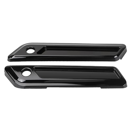 Cubiertas para bisagra del pestillo de alforja negra compatibles con Harley Touring Street Glide Electra Glide Road King Ultra Limited 2014-2023 miniatura 2