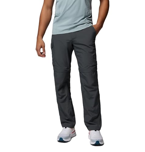 Image of Columbia Men Loose Mid Rise Omni-Wick Ridge Convertible Hiking and Trekking Pant