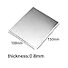YTGZS Zinc Sheet Pure Zinc Zn Sheet Plate Metal Foil 0.8mmx100mmx150mm,1pcs