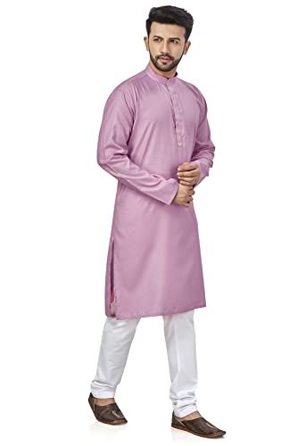 Image of BE ACTIVE Linen Blend Solid Pattern Trendy Comfortable Stylish Full Sleeve Kurta Men's Ethnic Wear