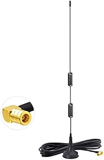 Bingfu DAB Car Aerial SMB Connector Magnetic Base Antenna RG174 3M 10ft Coax Cable Compatible for DAB Tuner Radio Kenwood Pioneer Pure Highway Sony Alpine TechniSat Yamah JVC Head Unit