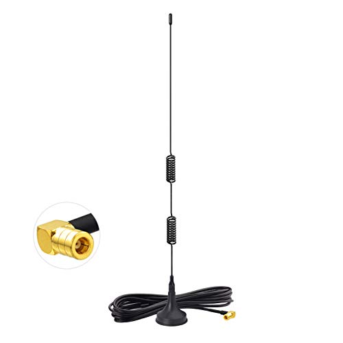 Bingfu Auto DAB Radio Antenne SMB Stecker Magnetfuß für Fahrzeug LKW SUV RV Marine Boot Stereo Audio Head Unit CD Media Receiver Player