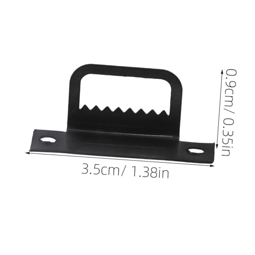 Image of 100pcs Shaped Metal Picture Hangers Easy to Install Photo Frame Hooks for Wall Mounting Paintings Mirrors Decorations Metal Picture Hanging Hardware