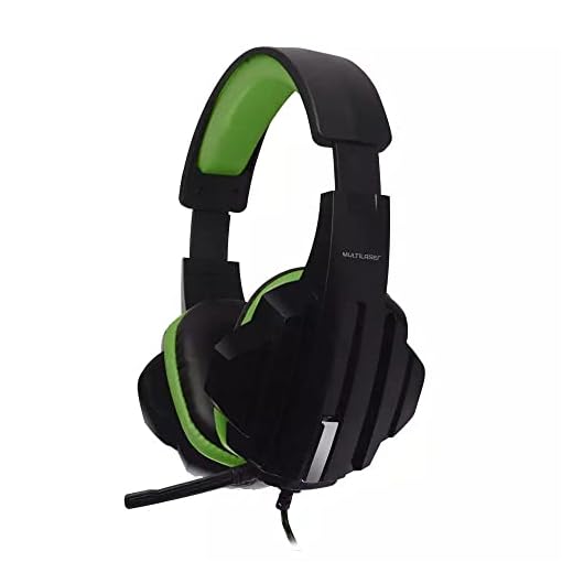 Headset Gamer P2 Preto/Verde Multi - PH123
