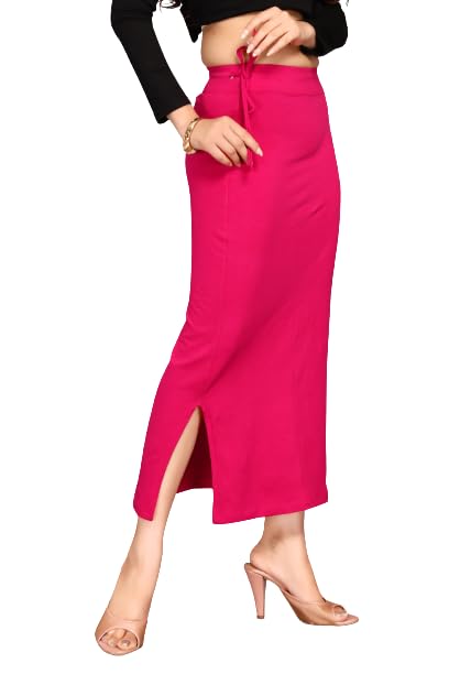 Image of ALYNE Blended Saree Shapewear Petticoat for Women, Women's Blended FullElastic with Drawstring Saree Shapewear, Skirts for Women,Shape Wear Dress for Saree