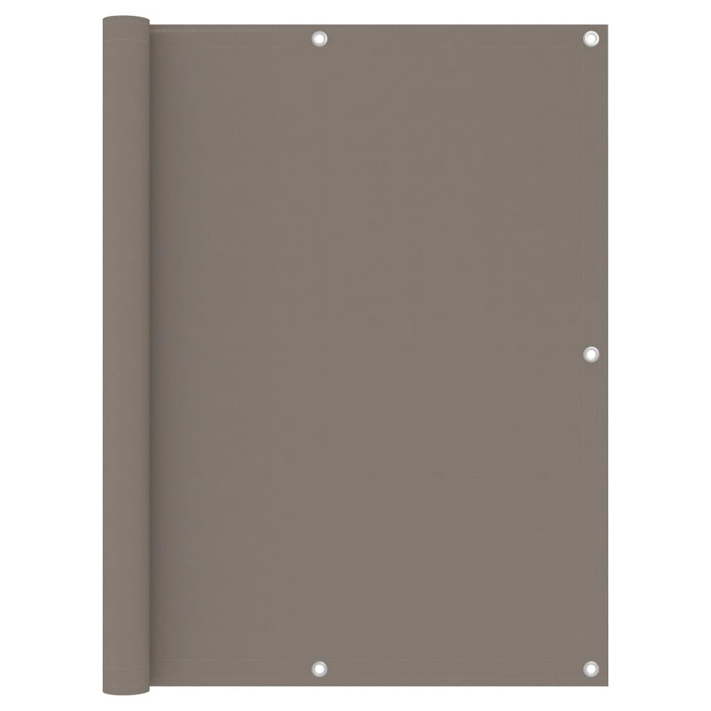 Brise-vue Pour Balcon HIGSOSE - Tissu Oxford Imperméable 90x400 Cm, Rouge, Avec œillets Et Corde