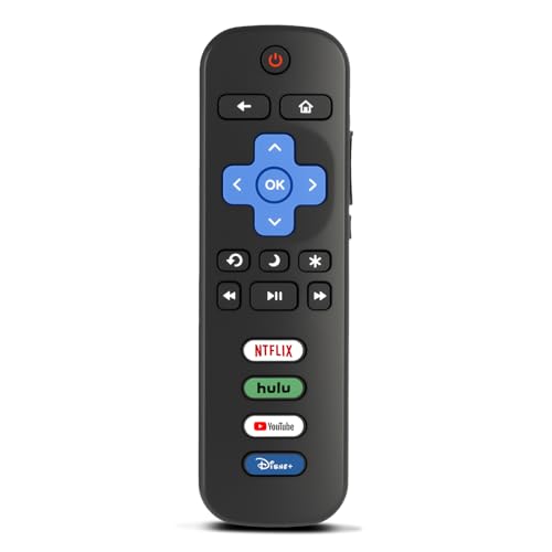 Luyeper Replacement Remote Control for Roku TV Compatible with TCL Roku Hisense Roku Onn Roku Smart TVs (Not for Roku Stick Box or Player)