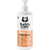 Buddycare Katzenshampoo für Katzen 500 ml Katzenshampoo mit Pfirsichduft zur Reinigung und zum...