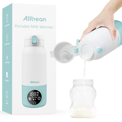 Portable Bottle Warmer -Dual Heating Modes for Breast Milk & Wate...