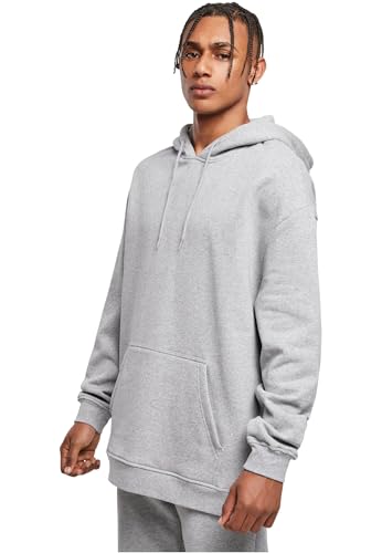 Sweat à capuche basique surdimensionné homme noir confortable